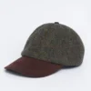 Brown Harris Tweed Baseball Cap