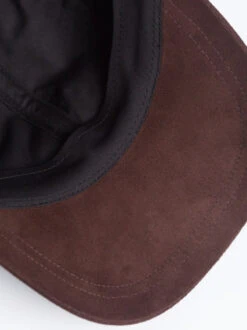 Brown Harris Tweed Baseball Cap -Xmas Festival Shop MH86 Harris Tweed Baseball Cap Suedette Peak Brown 87601.1597835274.1280.1280 99160 42257.1640274512