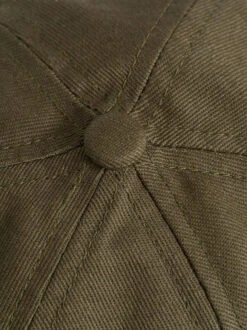 Green Cotton Baseball Cap -Xmas Festival Shop MH91 Green Olive Cotton Baseball Cap Button 47668.1640272190