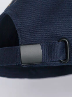 Navy Cotton Baseball Cap -Xmas Festival Shop MH91 Navy Cotton Baseball Cap Buckle 69967.1647440291