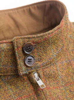 Amber Harris Tweed Harrington Jacket -Xmas Festival Shop MJ71 Harris Tweed Harrington Jacket Amber Collar 23527.1659445751