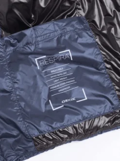 Navy Geox Down Jacket -Xmas Festival Shop MJ85 Geox Feather Down Jacket Navy Inner Pocket 74427.1629196649