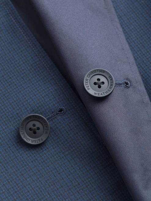 Check/Navy Weatherwear Reversible Raincoat 4 Check/Navy Weatherwear Reversible Raincoat - Image 4