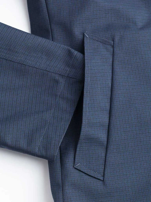 Check/Navy Weatherwear Reversible Raincoat 2 Check/Navy Weatherwear Reversible Raincoat - Image 2