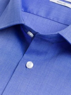 Seidensticker Blue Long Sleeve Non-Iron Shirt -Xmas Festival Shop MS226 Seidensticker Cotton Shirt Collar Blue 96167.1601978279.1280.1280 43730 73810.1639399809