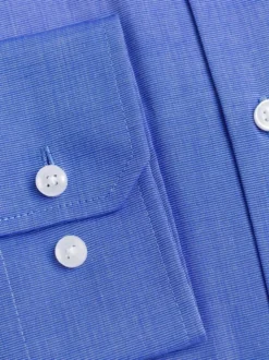 Seidensticker Blue Long Sleeve Non-Iron Shirt -Xmas Festival Shop MS226 Seidensticker Cotton Shirt Cuff Blue 03147.1601978279.1280.1280 92401 50365.1639399809