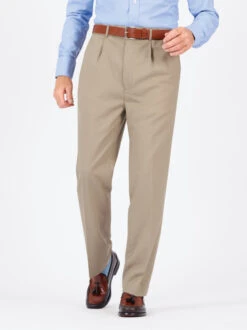 Sand Super 100s Trousers