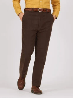 Chocolate Moleskin Trousers
