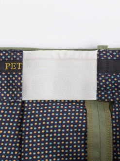 Green Cotton Pleated Shorts -Xmas Festival Shop MT47 Cotton Tailored Shorts Adjustable Waist Green 93934.1680519490