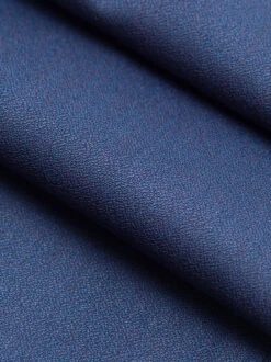 Luxury Navy Wool Crepe Trousers -Xmas Festival Shop MT55 Wool Crepe Trousers Fabric Navy 48410 44777.1639399724