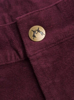 Burgundy Velveteen Jeans -Xmas Festival Shop MT56 Burgundy Velveteen Jeans Button 14486.1634204872
