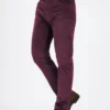 Burgundy Velveteen Jeans