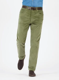 Green Velveteen Jeans