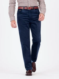 Navy Velveteen Jeans