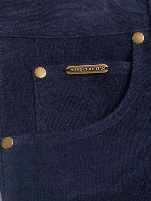 Navy Velveteen Jeans 3 Navy Velveteen Jeans - Image 3