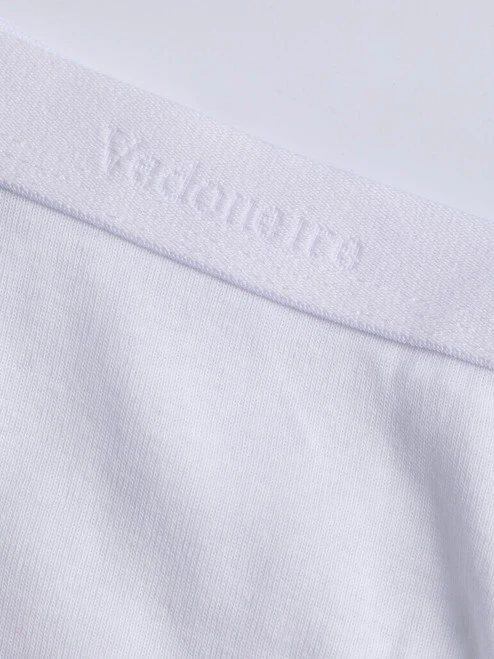 White Vedoneire Cotton Fine Rib Brief (2 Pairs) 2 White Vedoneire Cotton Fine Rib Brief (2 Pairs) - Image 2