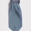 Blue Silk Foulard Cravat