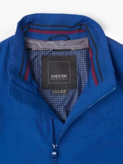 Blue Geox Light Bomber Jacket 7 Blue Geox Light Bomber Jacket -Xmas Festival Shop Mens Blue Geox Bomber Jacket Collar MJ93 31477.1675184059