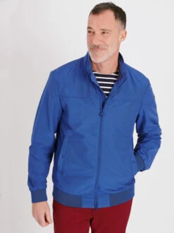 Blue Geox Light Bomber Jacket