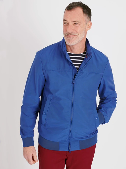 Blue Geox Light Bomber Jacket 1 Blue Geox Light Bomber Jacket