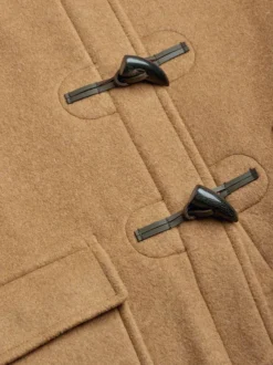 Camel Classic Duffle Coat -Xmas Festival Shop Mens Camel Beige Classic Duffle Coat MJ98 Toggles 13450.1696589581