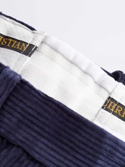 Navy Blue County Corduroy Trousers -Xmas Festival Shop Mens Corduroy Trousers Navy 2 43017.1679658856