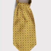 Gold Silk Foulard Cravat