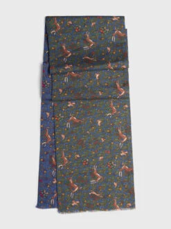 Royal Hart Wool And Silk Scarf