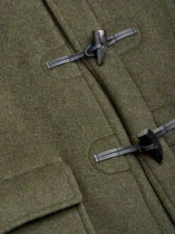 Green Classic Duffle Coat -Xmas Festival Shop Mens Green Classic Duffle Coat MJ98 Toggles 45804.1696589641