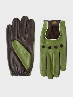 Green Driving Gloves