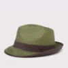 Green Snap Brim Summer Trilby