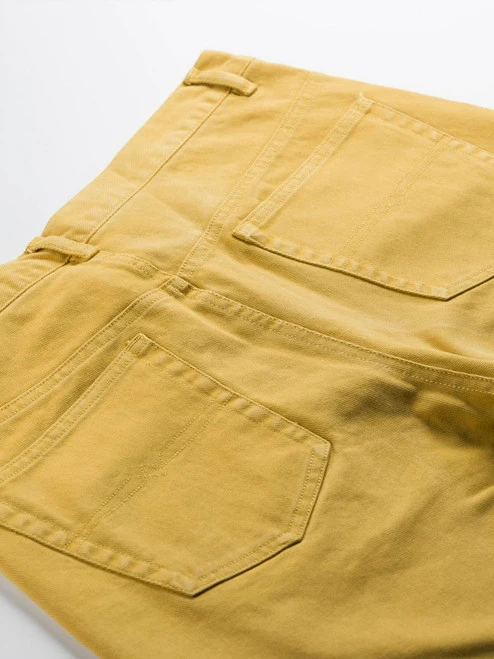 Mustard Drill Jeans 2 Mustard Drill Jeans - Image 2