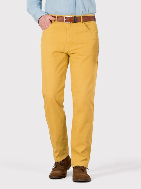 Mustard Drill Jeans 1 Mustard Drill Jeans