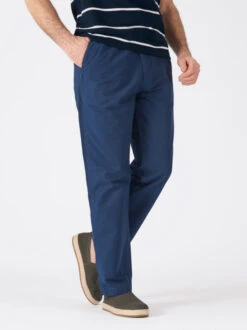 Navy Drawstring Waist Trousers