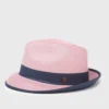 Pink Snap Brim Summer Trilby