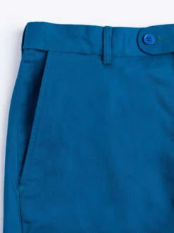 Royal Blue Flat Front Chinos -Xmas Festival Shop Mens Royal Blue Flat Front Chinos MT22 Front 01926.1679916274
