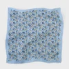 Sky Blue Hares Silk Pocket Squares