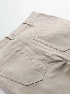 Stone Drill Jeans -Xmas Festival Shop Mens Stone Cream Drill Jeans MT18 Back 54440.1680614189