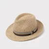 Natural Seagrass Straw Fedora