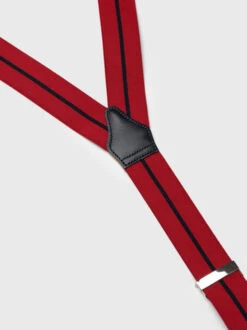 Red Thin Stripe Braces -Xmas Festival Shop Mens red thin stripe braces back 18725.1677840257