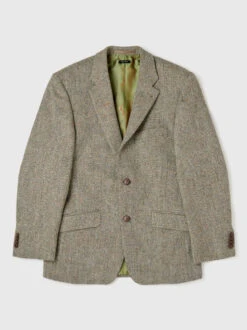 Oat Cream Harris Tweed Jacket