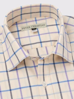 Purple Big Check Tattersall Shirt -Xmas Festival Shop Mens Purple Big Check Tattersall Shirt COLLAR 1280px min 25583.1659971817