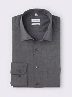 Seidensticker Grey Long Sleeve Non-Iron Shirt
