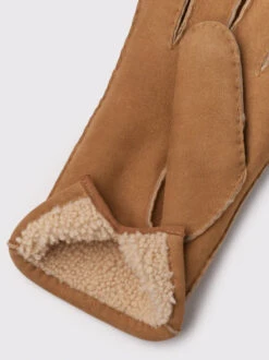 Tan Lambskin Gloves -Xmas Festival Shop Tan Lambskin Gloves LINING 1280px 28809.1657633096