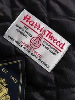 Blue Harris Tweed Baker Boy Cap -Xmas Festival Shop image 55920.1639486441