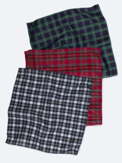 6 Pack Of Tartan Hankies