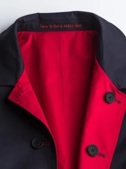 Red/Navy Weatherwear Reversible Raincoat -Xmas Festival Shop mcr6 weatherware reversible raincoat collar navy red 74868.1593303811.1280.1280 55891 50747.1607356757