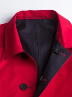 Red/Navy Weatherwear Reversible Raincoat -Xmas Festival Shop mcr6 weatherware reversible raincoat collar red navy 14729.1593303812.1280.1280 52832 23640.1607356757