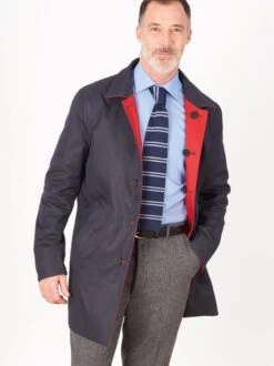 Red/Navy Weatherwear Reversible Raincoat