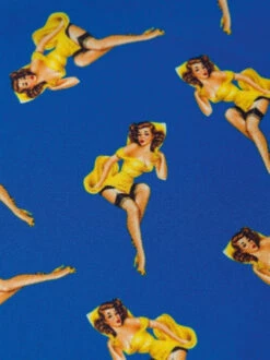 Pin Up Silk Pocket Square -Xmas Festival Shop me144 vargas pin up girl pocket square blue 97749 11543.1640003704